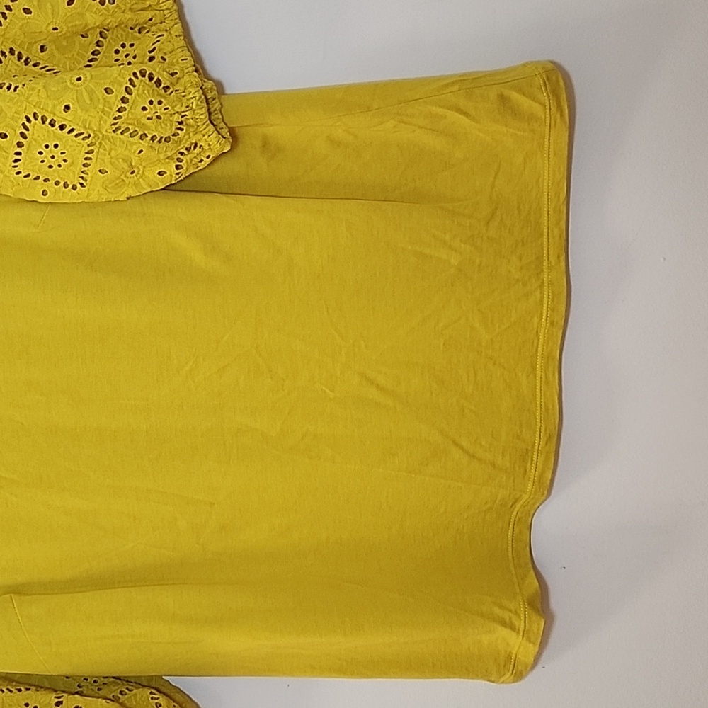 Boden Abigail Embroidered Eyelet  Puff Sleeves Buttery-soft  Blouse Sz 10 - Picture 10 of 16